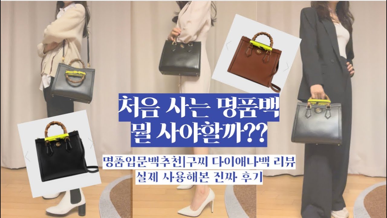 구찌 다이애나백 실제 사용후기| 명품입문백추천|명품하울|구찌뱀부