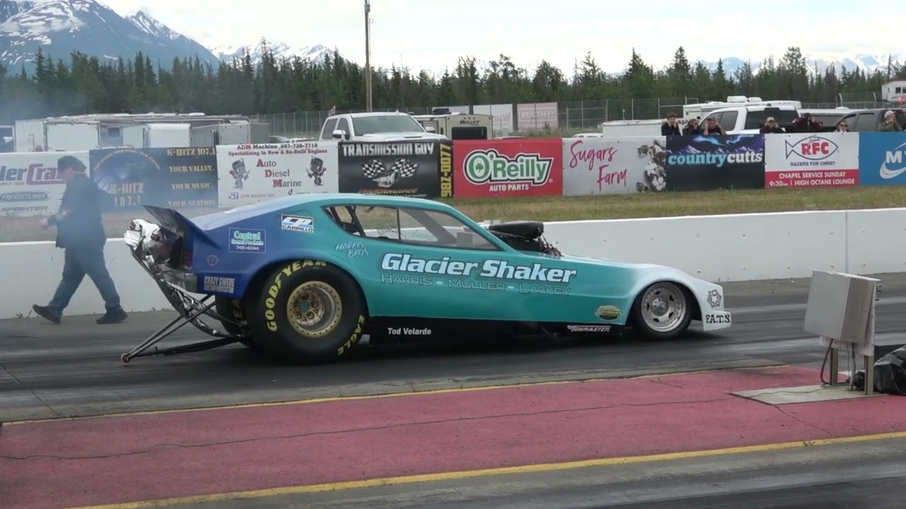 The Glacier Shaker AA/FC runs 245 mph at Alaska Raceway Park