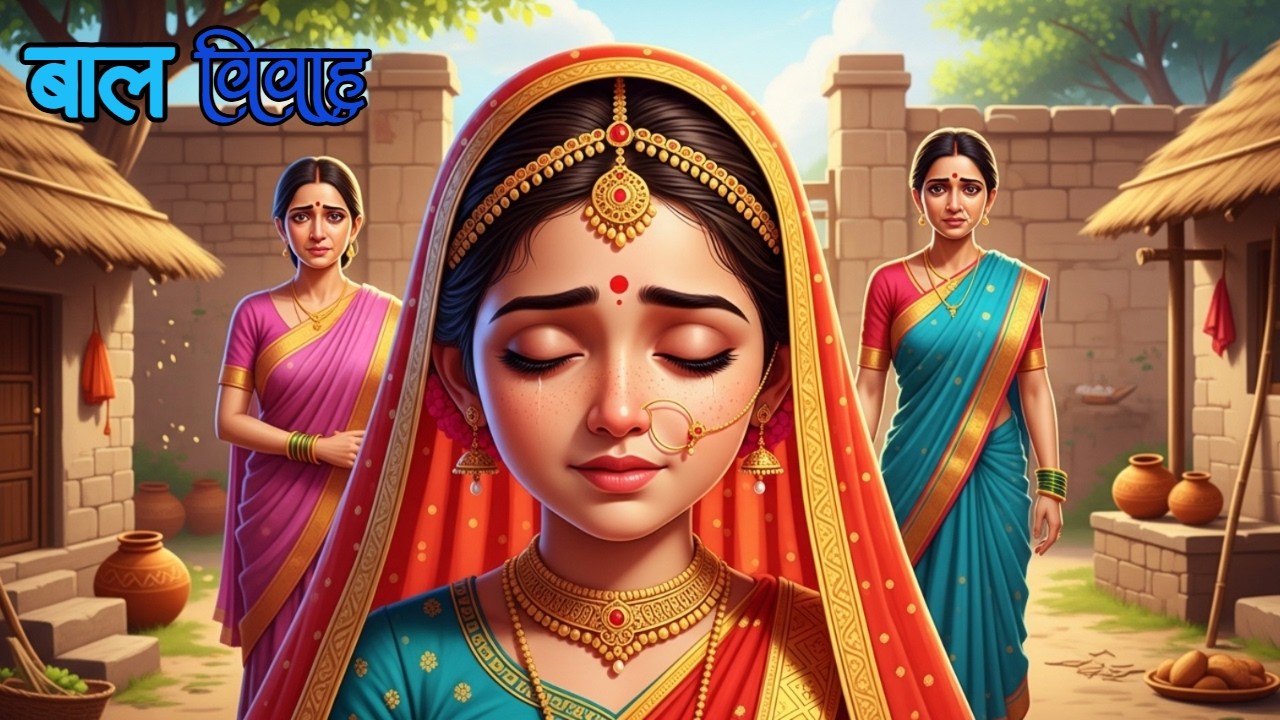 बाल विवाह एक अधूरी विदाई | Heart Touching Hindi Story | Family Animation | bed time story in  hindi