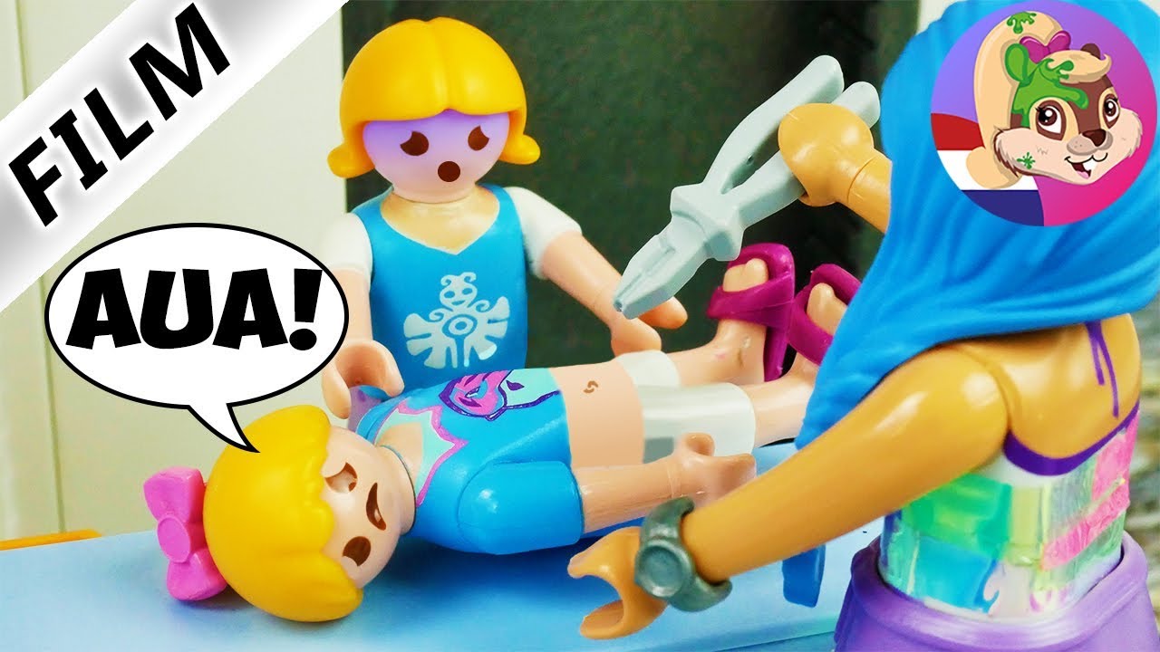 Playmobil Film Nederlands HANNAH'S NAVELPIERCING Is ze een meeloper? Kinderfilm Familie Vogel
