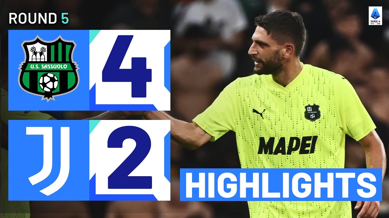 Sassuolo-Juventus 4-2 | Incredible scenes at the Mapei Stadium: Goals & Highlights | Serie A 2023/24