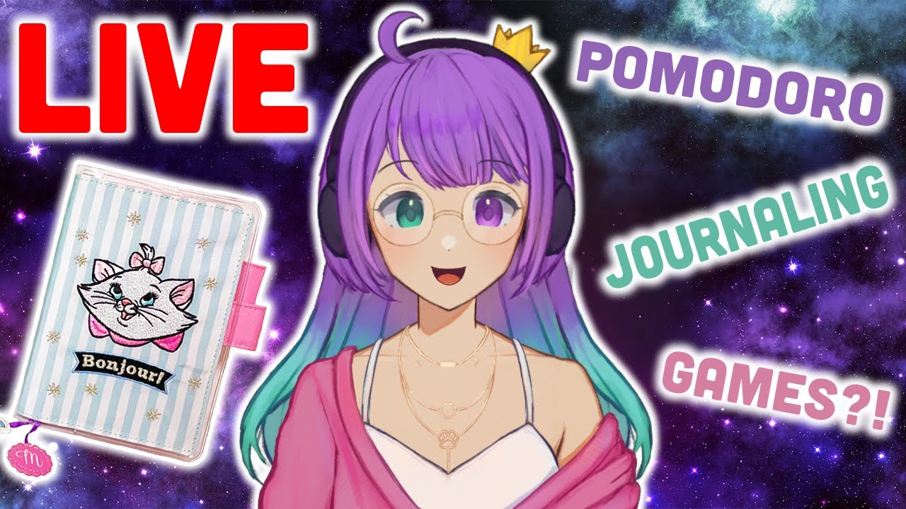 journal & work with me ♡ pomodoro stream