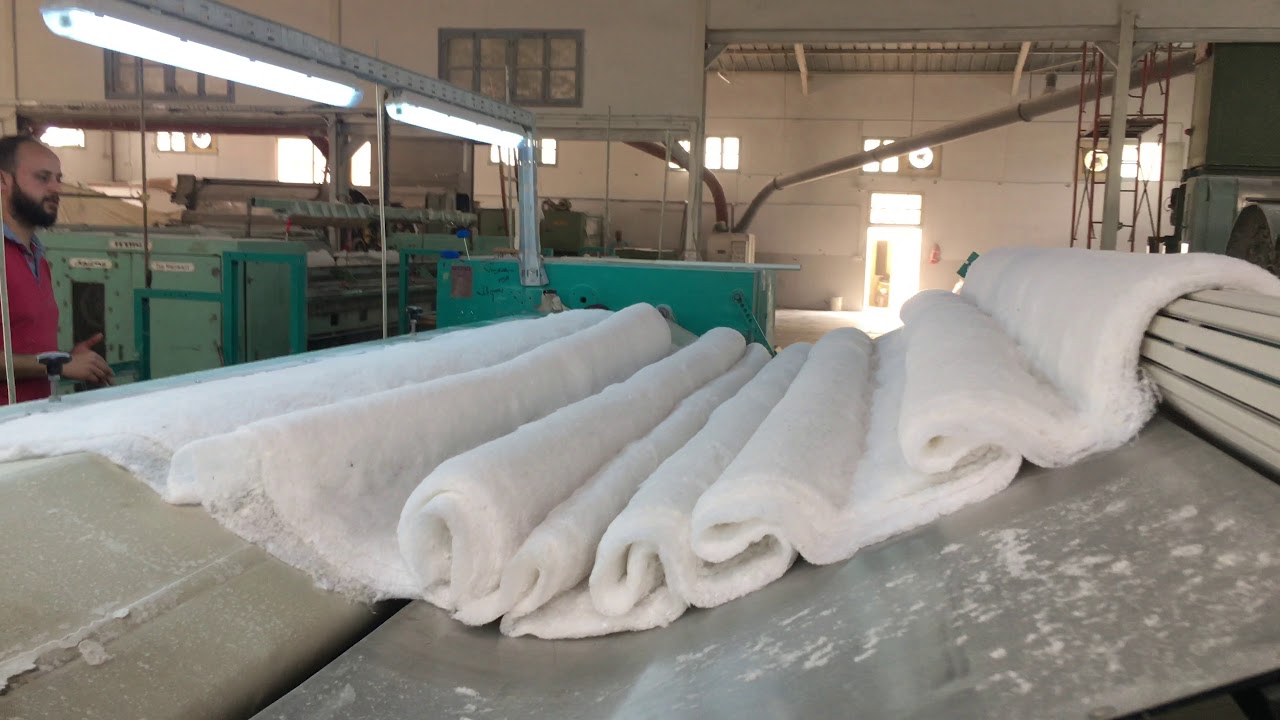 Unité complète de production textile  pour rouleau de coton