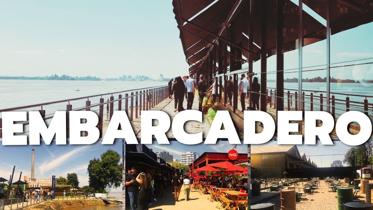 Cais Embarcadero, Orla do Gua&iacute;ba e Antigos Armaz&eacute;ns do Cais Mau&aacute; &mdash; Porto Alegre &mdash; Walking Tour