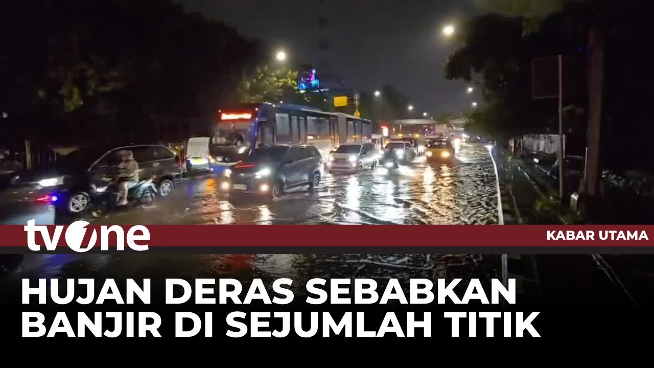 Sejumlah Ruas Jalan di Jakarta Terendam Banjir Imbas Hujan Deras | tvOne
