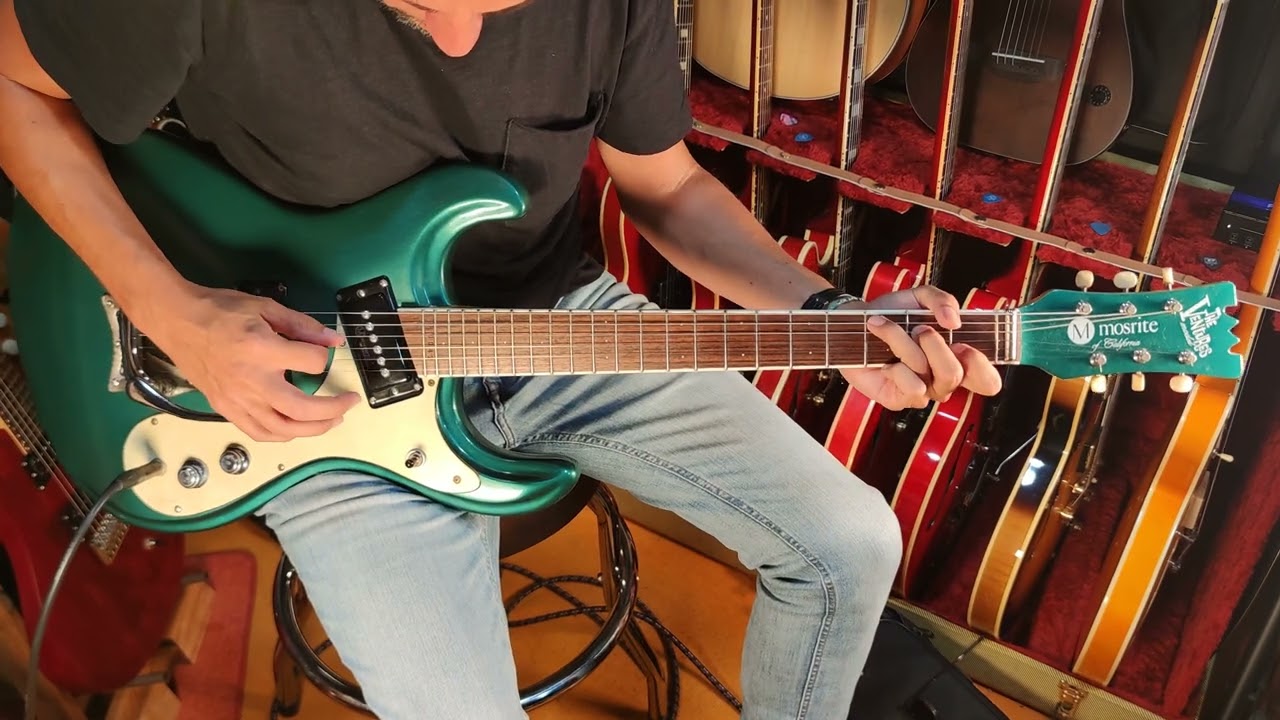 Mosrite 🐉 The Ventures 🐊 Sherwood Green 🥝 1964 ✅ Made in Usa 🇺🇸