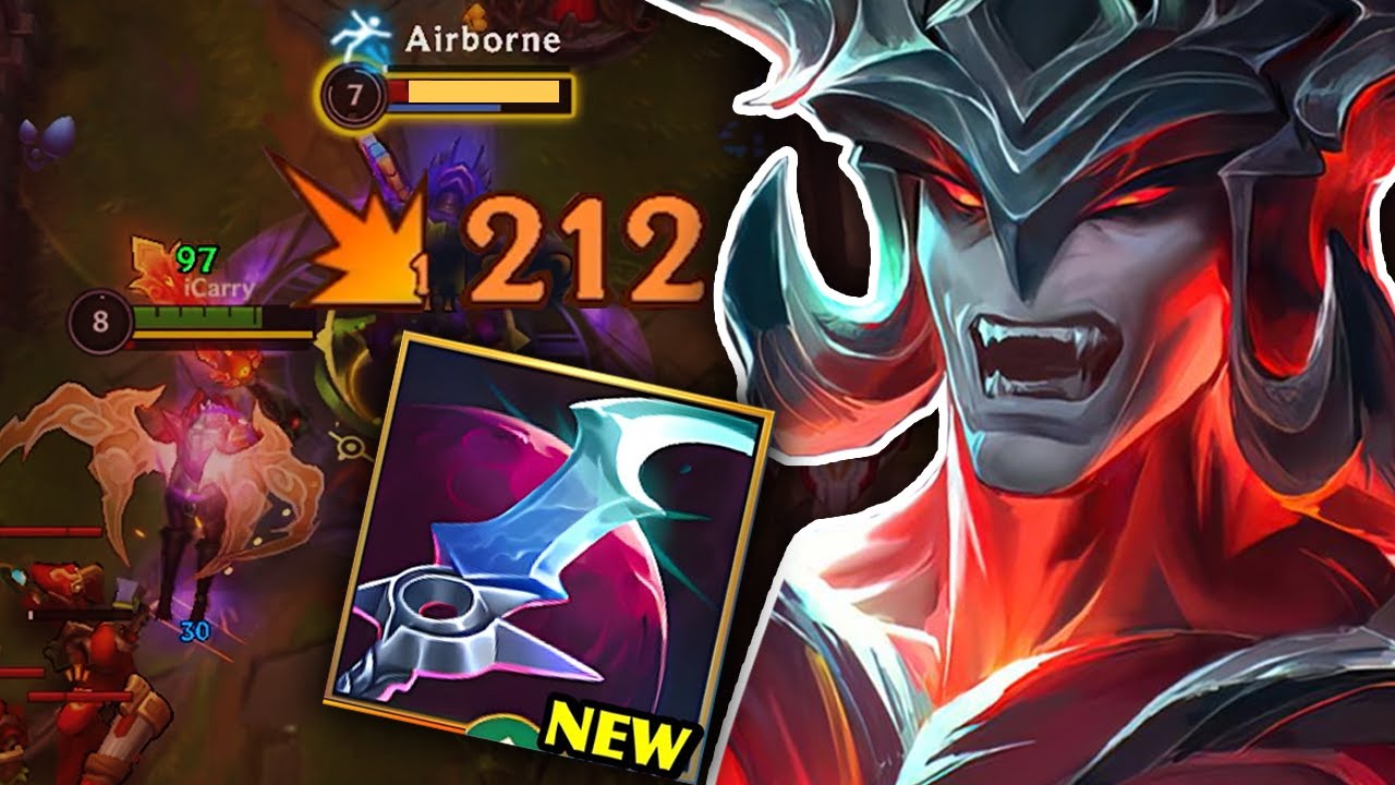 Геймплей Wild Rift Aatrox Baron Lane в сезоне 18 (сборка и руны)