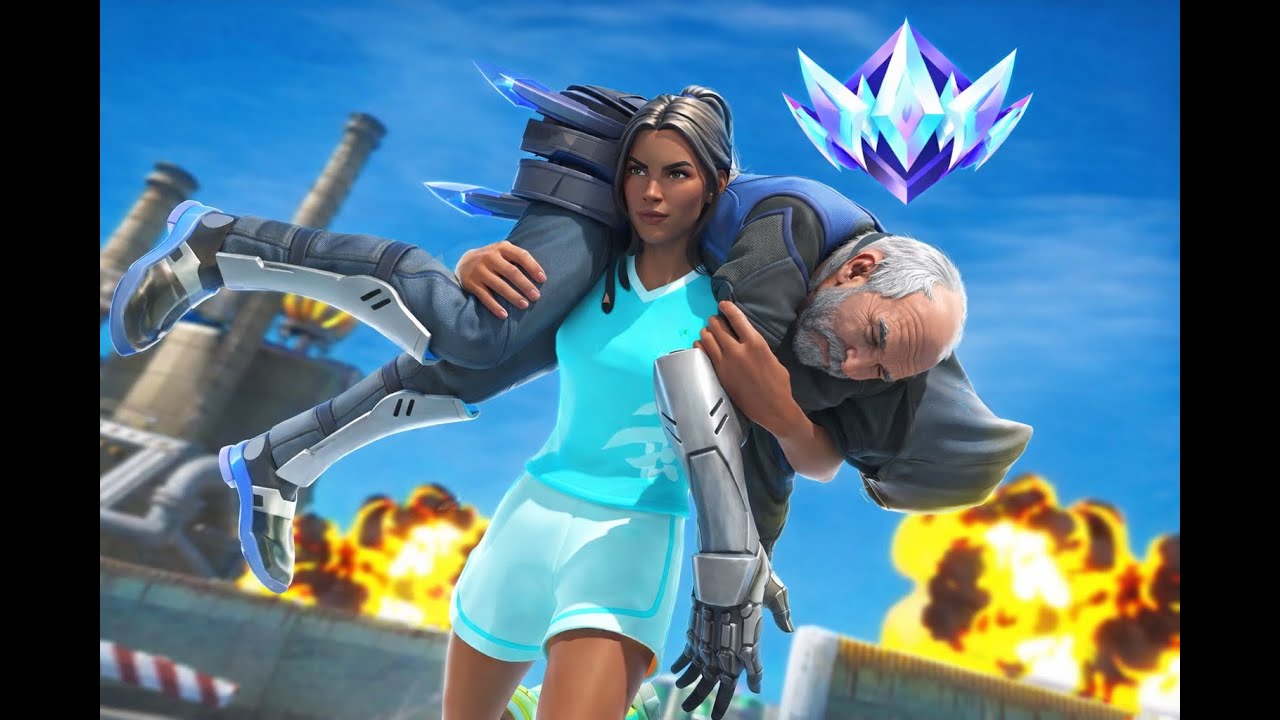 I CARRIED THE OLDEST RANKED GRINDER IN UNREAL!