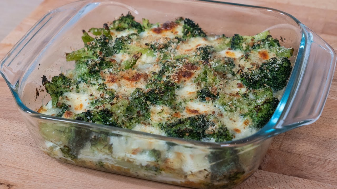 Запеченная брокколи, такой вкусной брокколи с моцареллой вы еще не ели! Вкусный рецепт