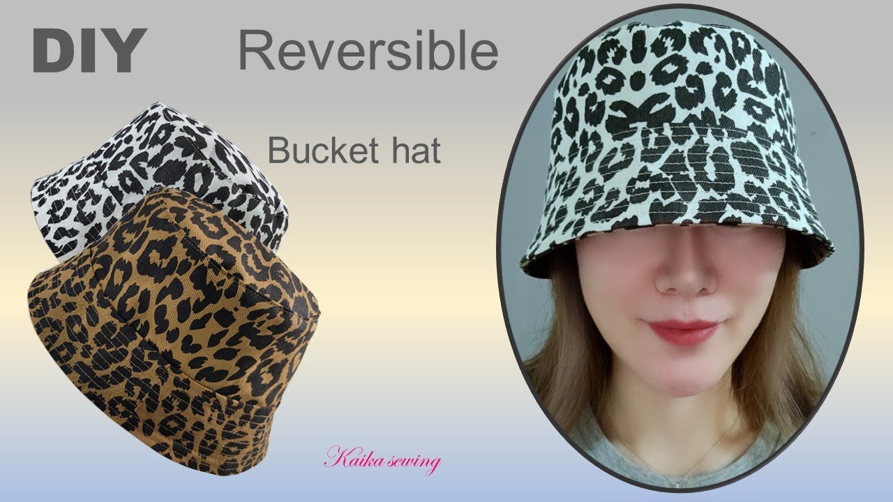 шляпа-ведро своими руками(Обратимый)-Очень просто /DIY Bucket hat