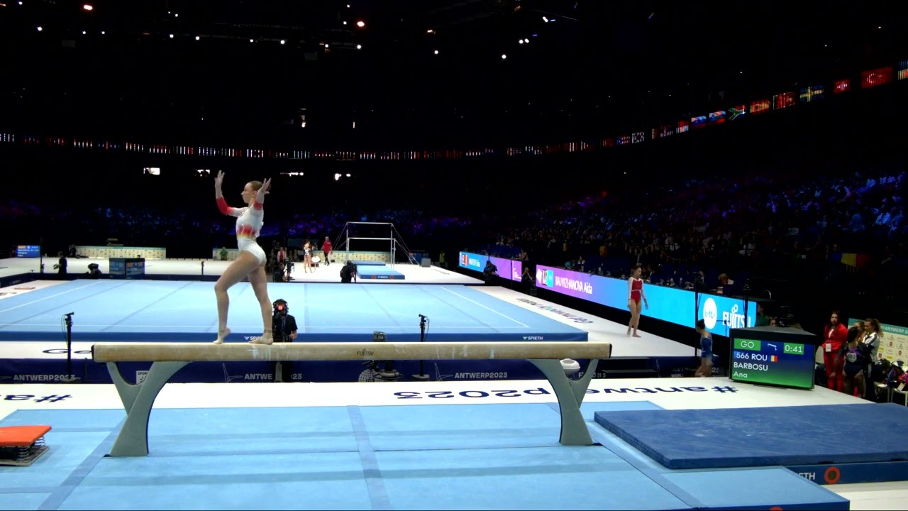 BARBOSU Ana (ROU)_2023 Artistic Worlds, Antwerp (BEL)_Qualifications_Balance Beam