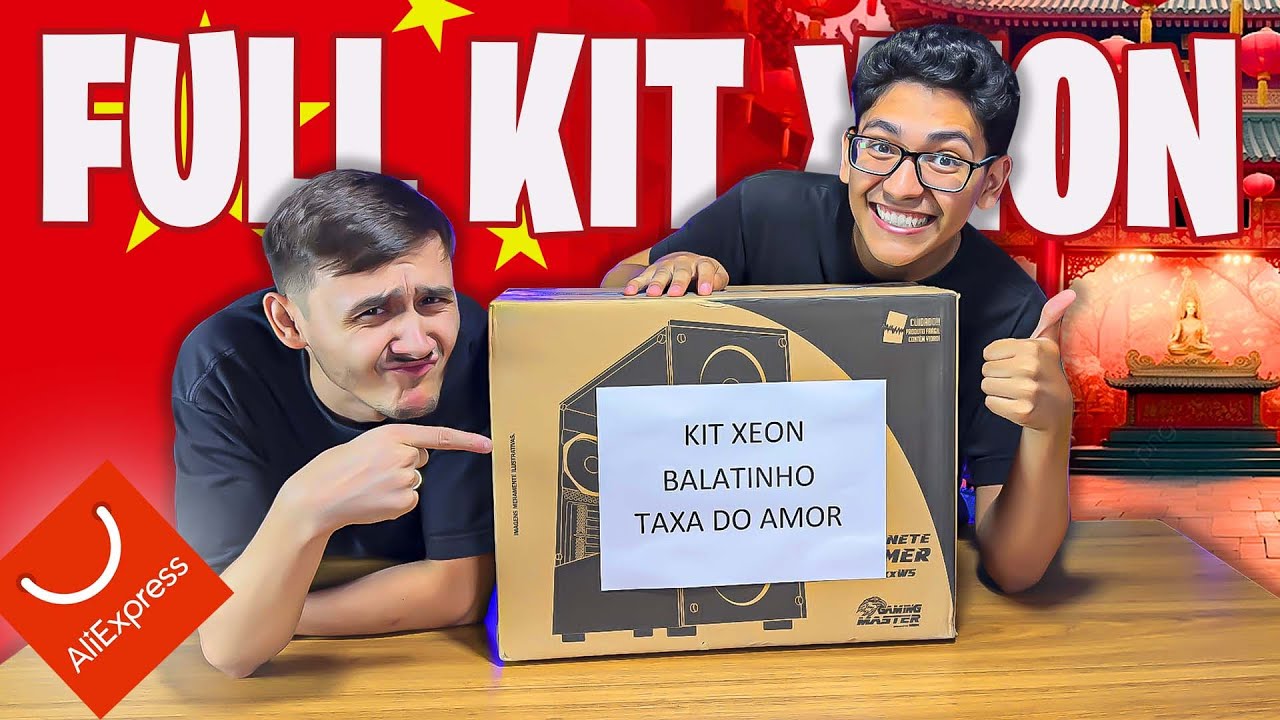Testamos o PC GAMER FULL KIT XEON Baratinho do AliExpress I Será que é bom?
