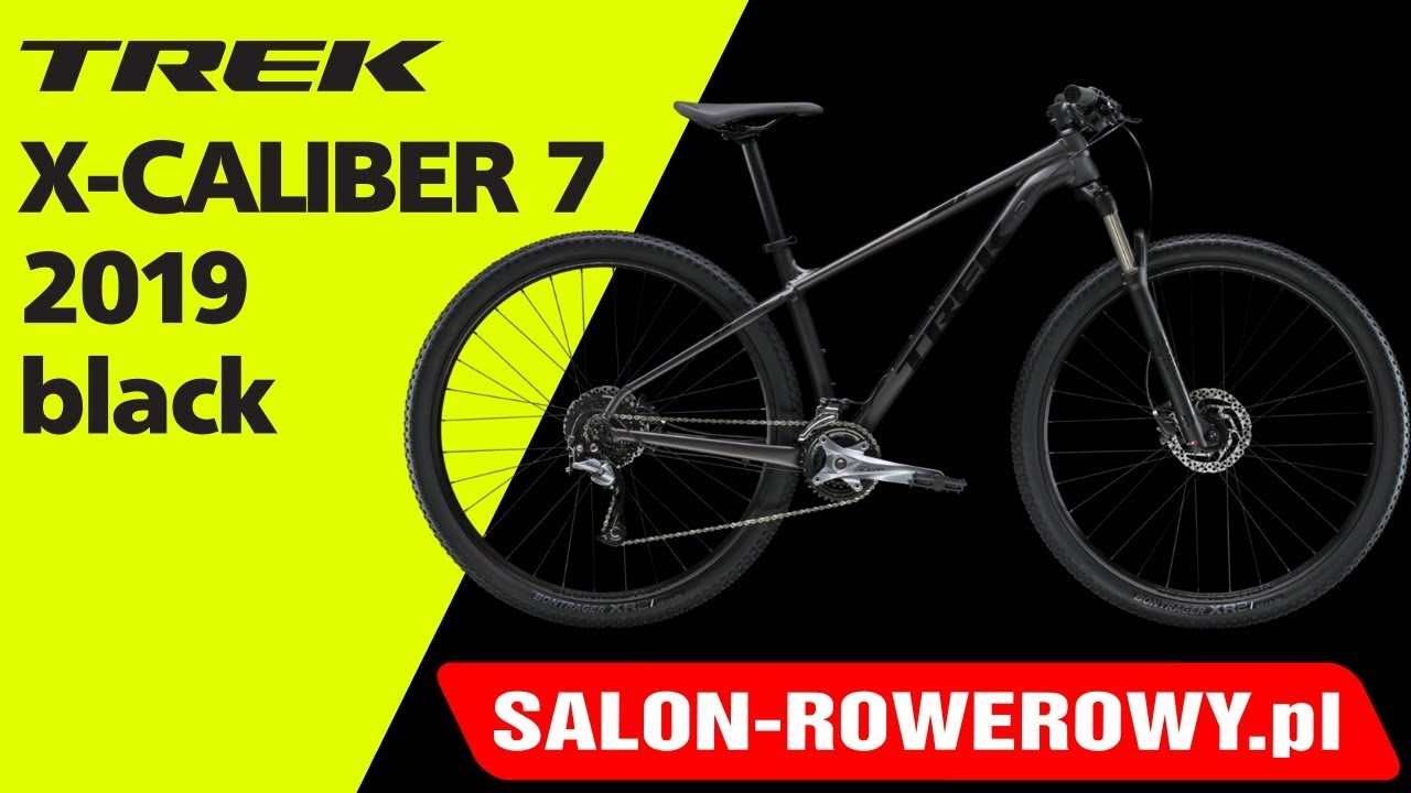 rower Trek X Caliber 7 2019 black www.salon-rowerowy.pl