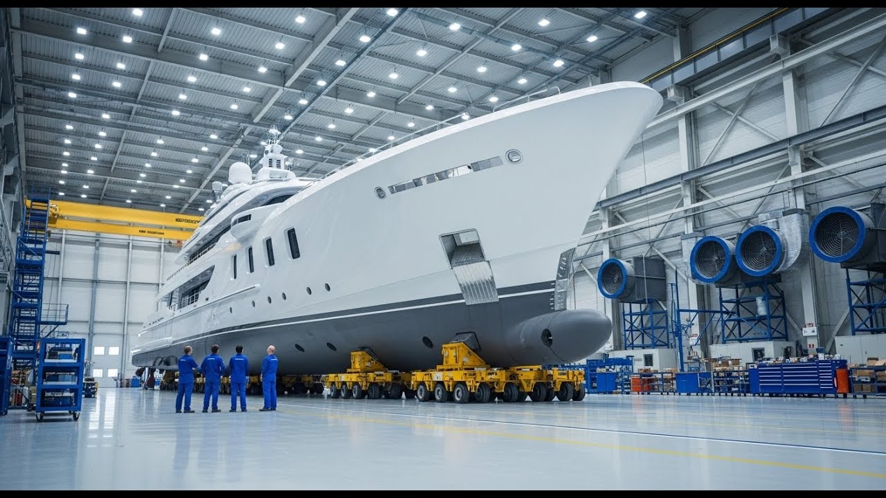Inside the Hull Yard – (Full Process) How Ultra-Luxury Yachts Are Made