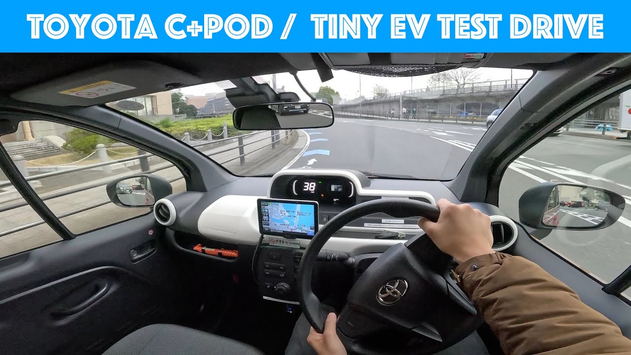 2021 Toyota C+pod - Japanese Tiny EV - POV with Binaural Audio