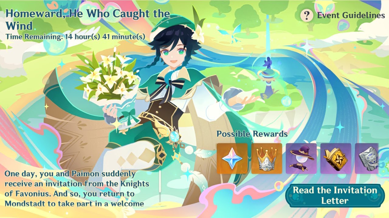 Genshin Impact - Homeward, He Who Caught the Wind