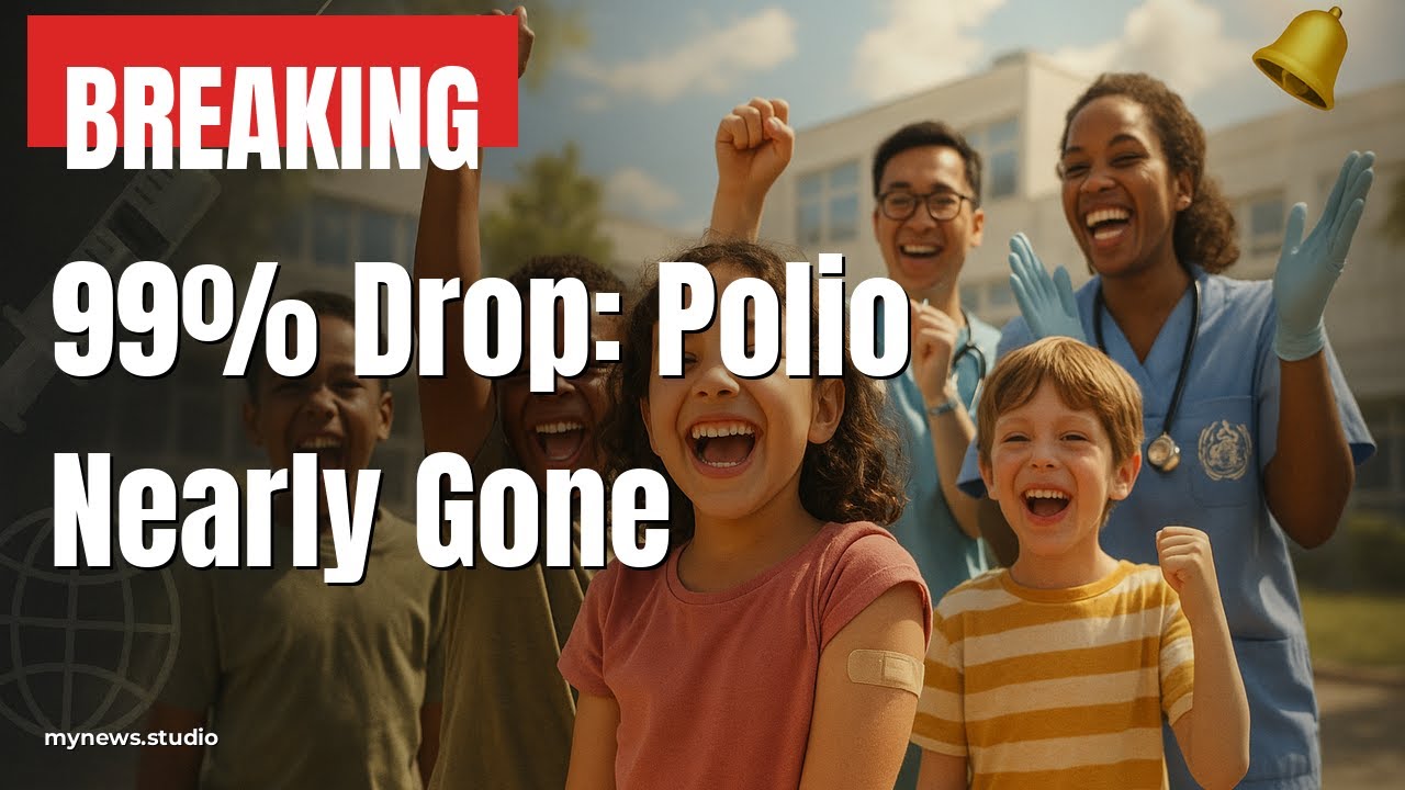 Polio Cases Drop 99%: WHO Urges Final Push