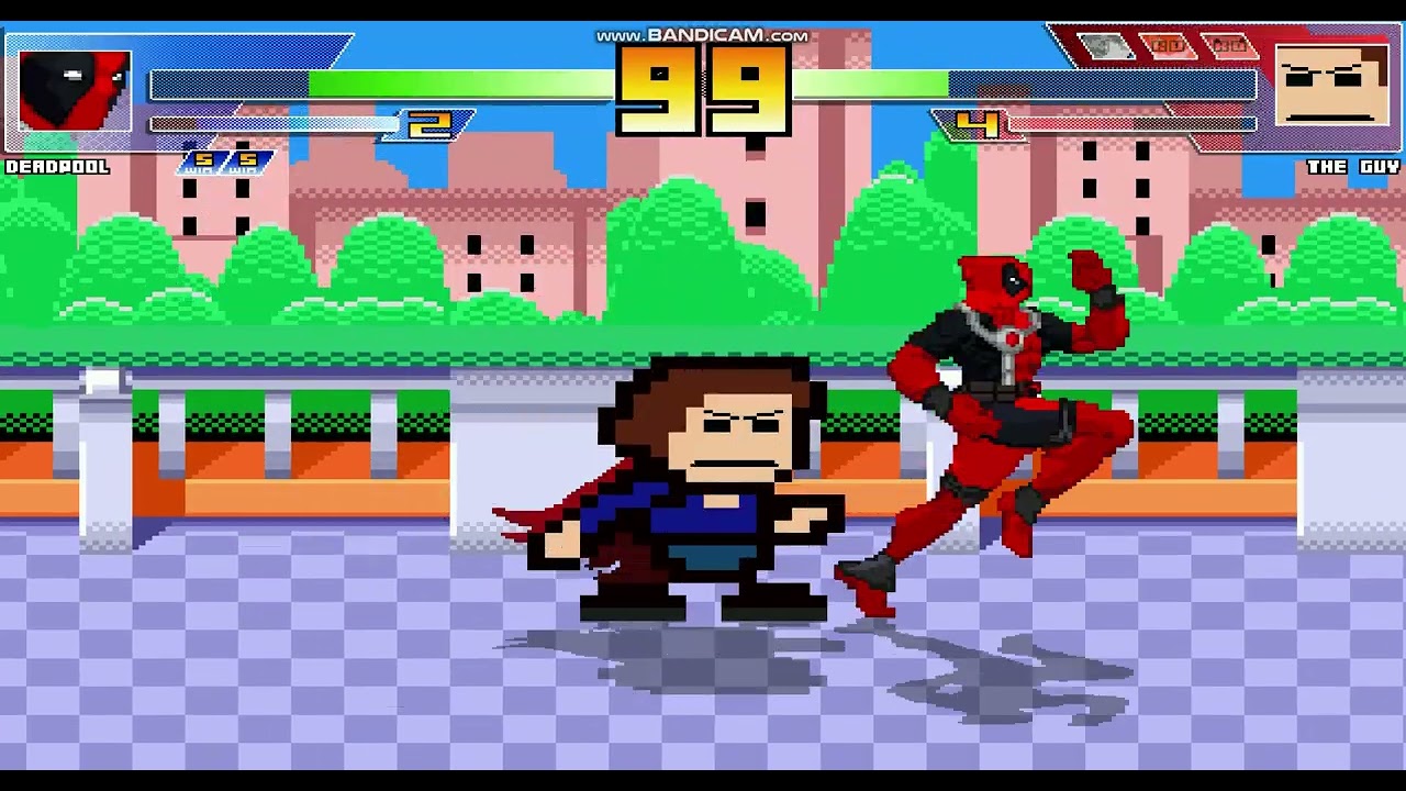 mugen Deadpool vs Bosses