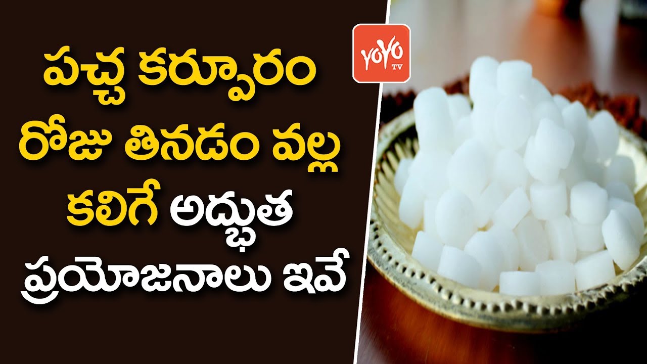 పచ్చ కర్పూరం తినడం వల్ల కలిగే అద్భుత ప్రయోజనాలు | Health and Beauty Benefits of Camphor | YOYO TV