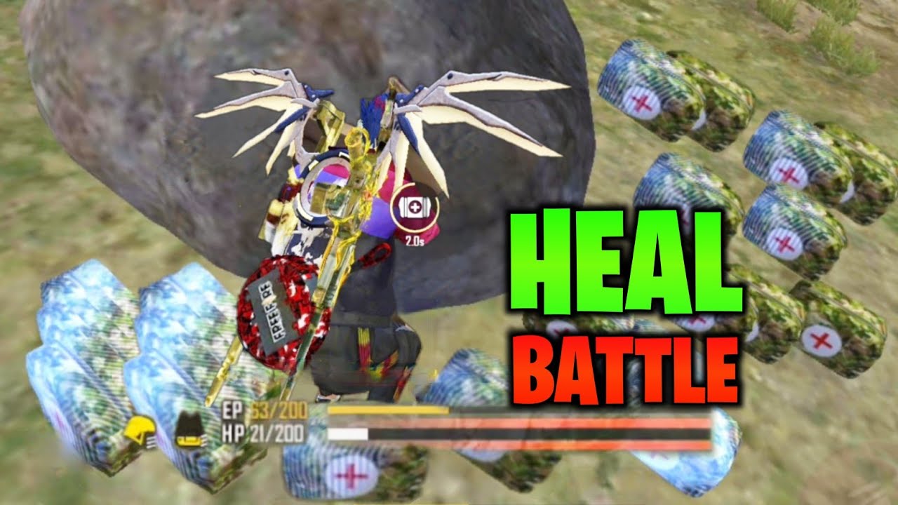 FREE FIRE HEALING BATTLE || RJ ROCK