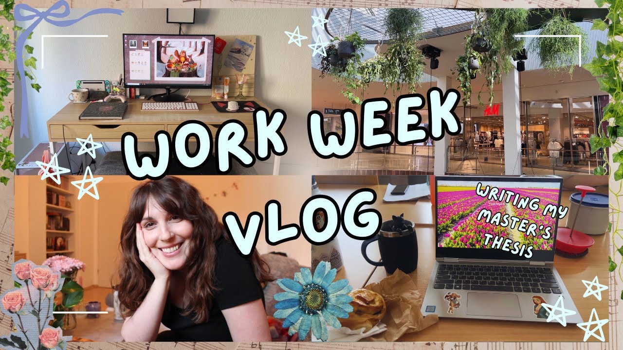 work week in my life | write my master's thesis with me