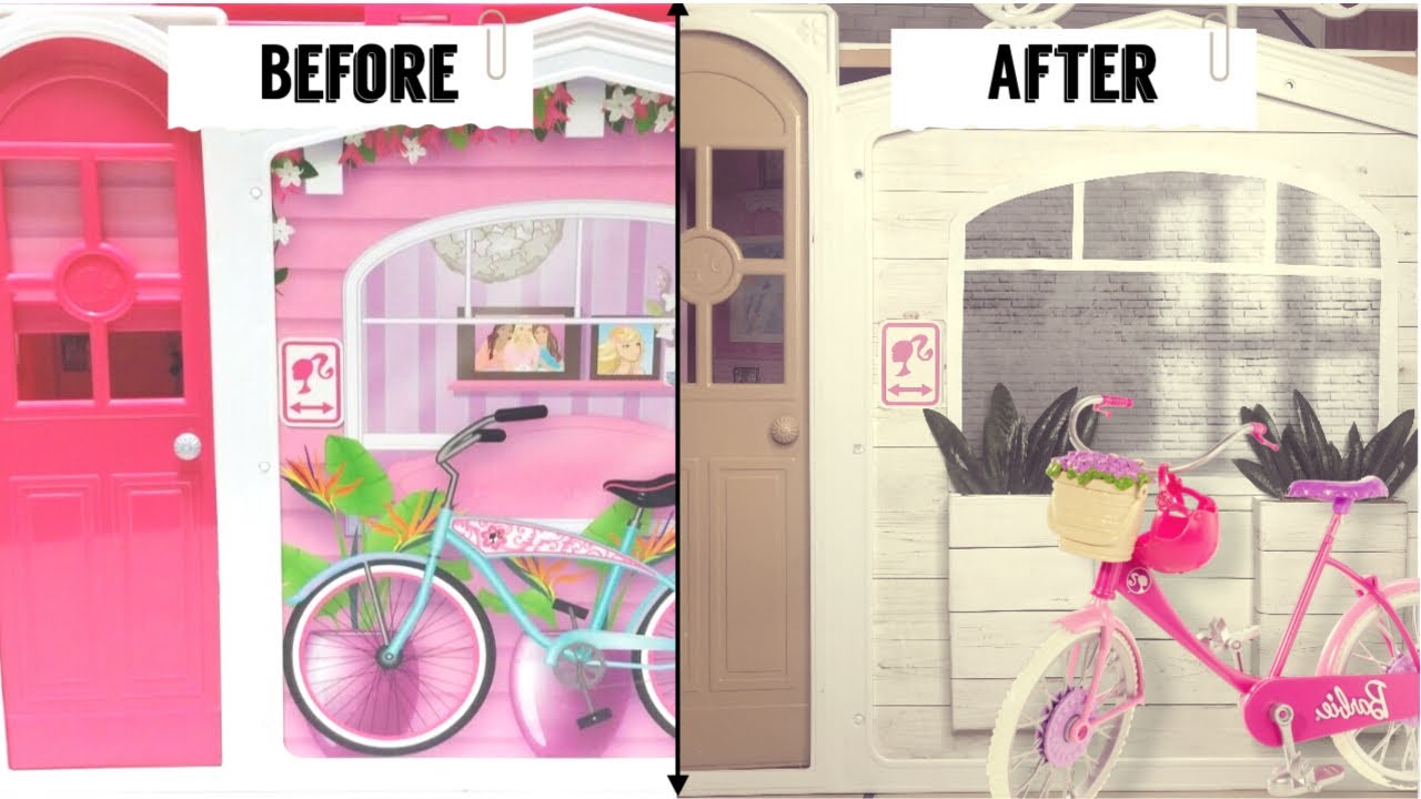 Barbie Dollhouse Makeover (How I remodel Barbie's House!)