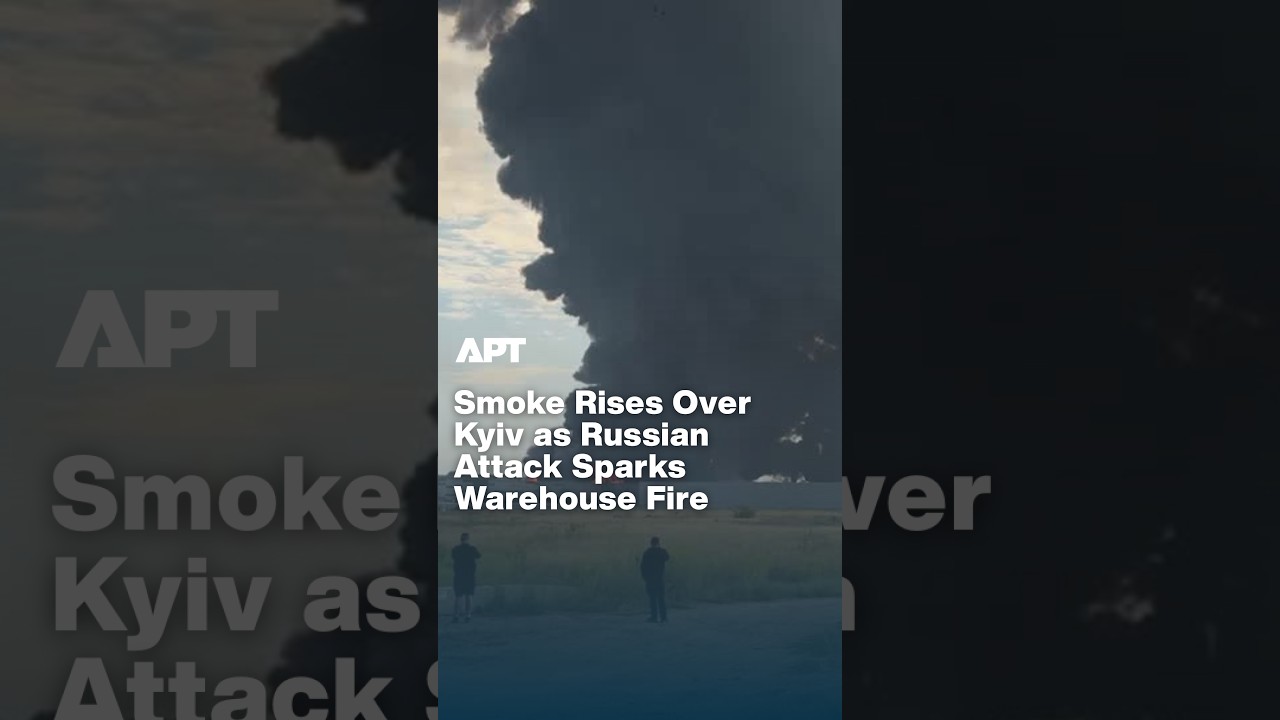 Russian Attack Sets Warehouses on Fire Near Kyiv as Missiles and Drones Hit Ukraine | APT