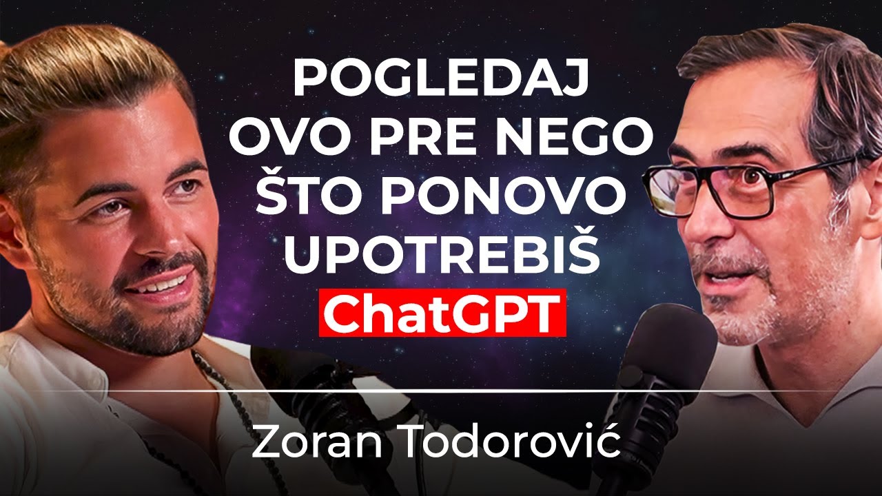 UPOZORENJE: Pogledaj OVO pre nego što ponovo upotrebiš ChatGPT! - Zoran Todorović | Kosmički Putnici