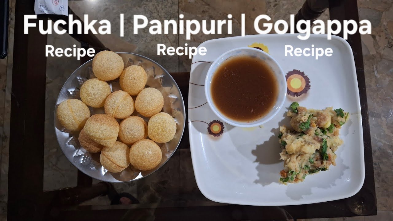 FUCHKA | PANIPURI | GOLGAPPA RECIPE #fuchka #panipuri #golgappa #recipe #cooking 