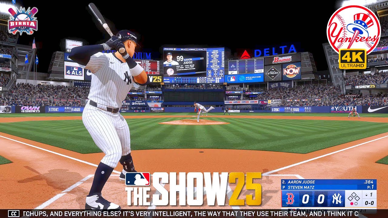 MLB The Show 25 New York Yankees vs Boston Red Sox: Wild Card Final - Gameplay PS5 4K 60fps
