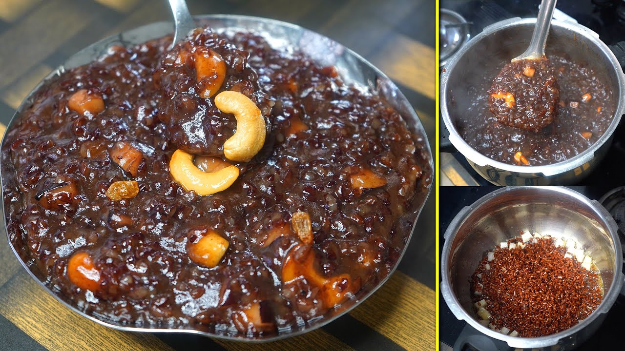 கவுனி அரிசி பொங்கல் | Sweet Pongal Recipe in Tamil | Temple Pongal in Tamil | Erode Ammachi Samayal