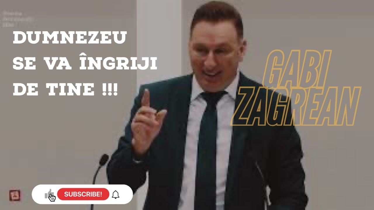 ‼️ Gabi Zagrean - Dumnezeu se va îngriji de tine ‼️ fragment video 2021