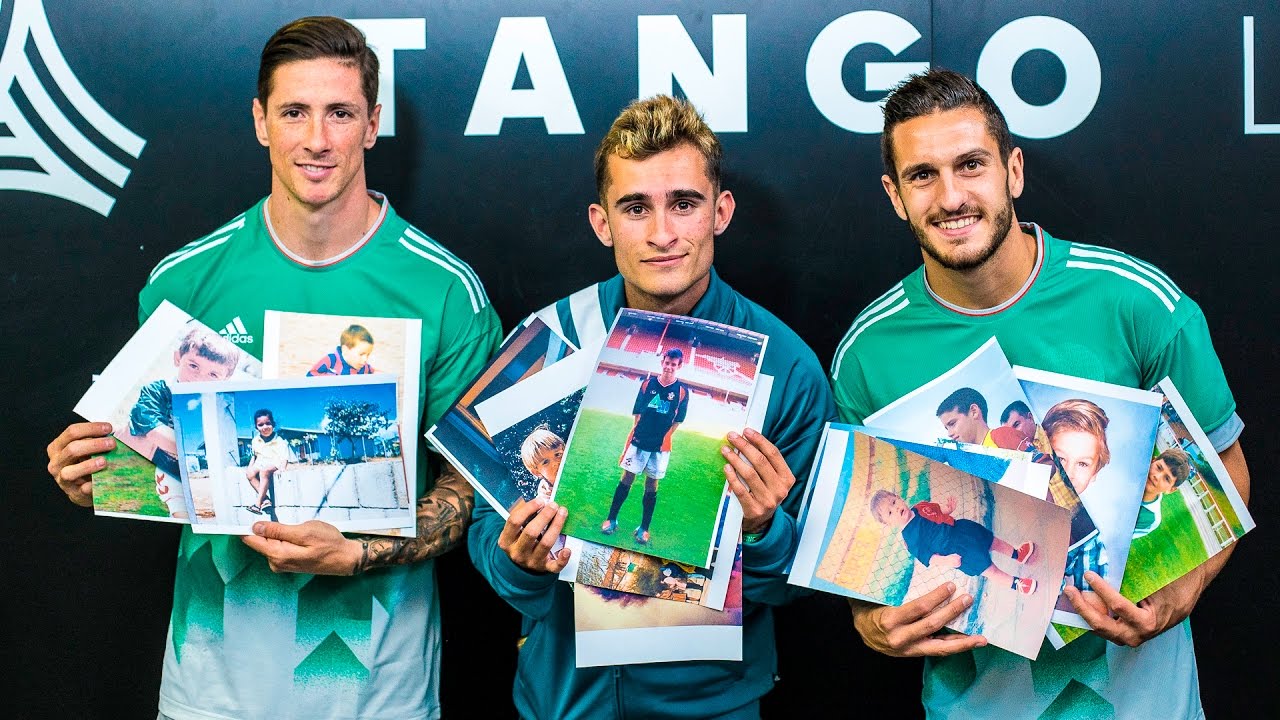 ¡JUGANDO a ADIVINAR FUTBOLISTAS de PEQUEÑOS con FERNANDO TORRES Y KOKE!