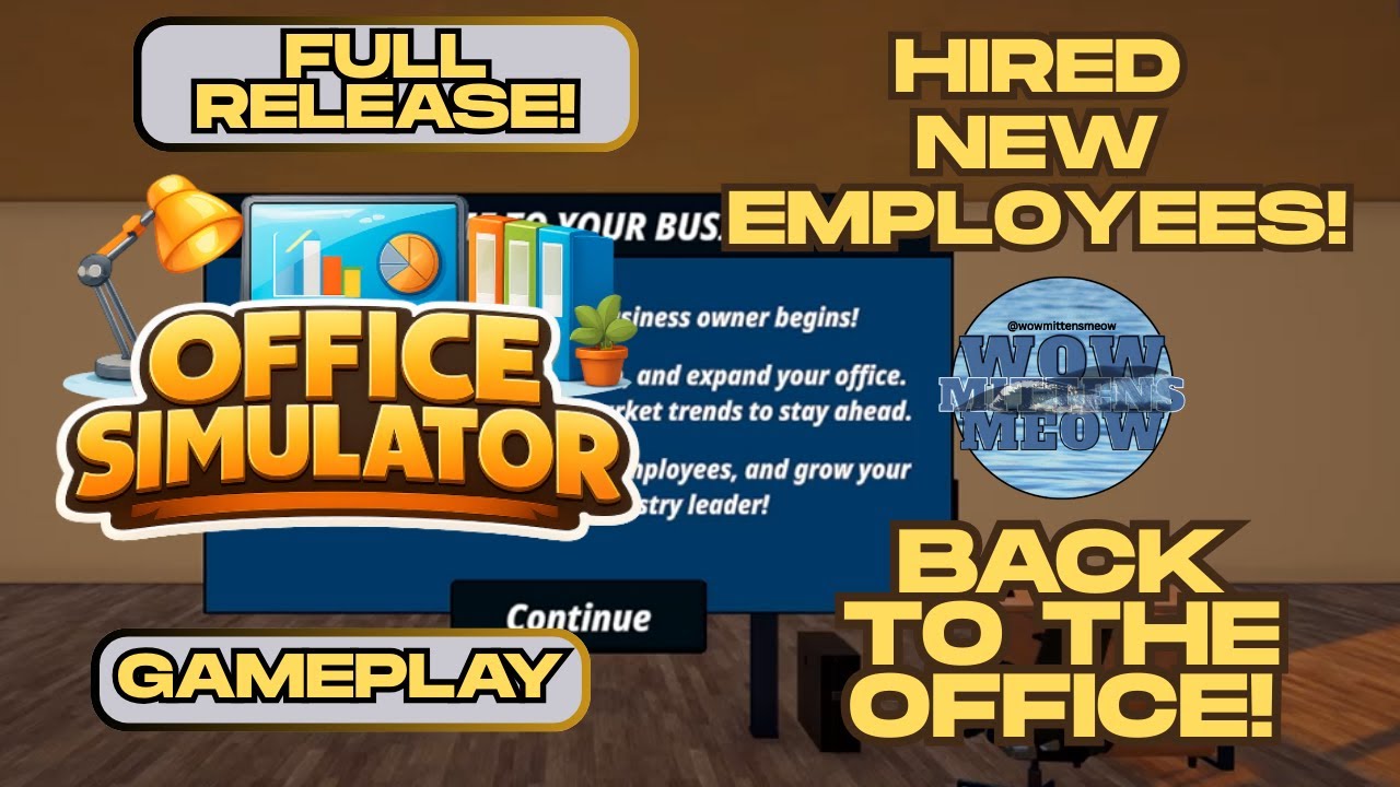 Office Simulator Gameplay   Struggled to Keep Company Afloat!
