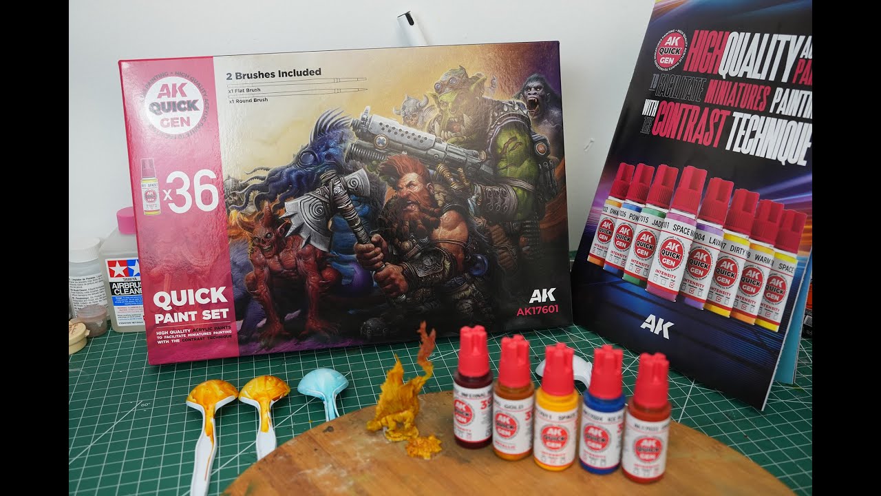 Paul Reviews the Quick Gen Paints from AK Interactive
