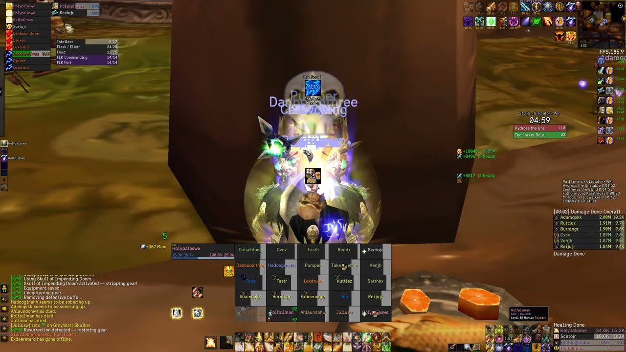 Serpentshrine Cavern WR speedrun 20:40＜fast＞- Holy Paladin on Titan Reforged China WotLK+