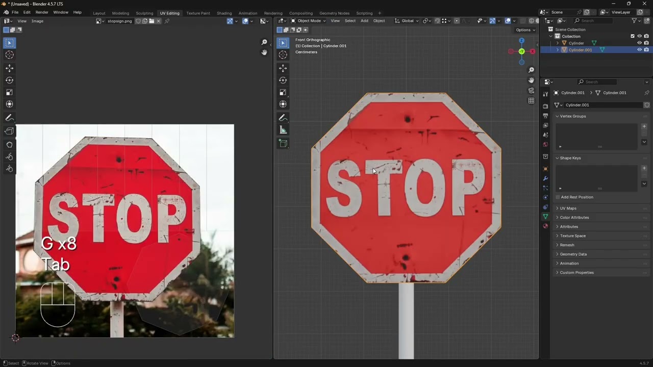 simple stop sign