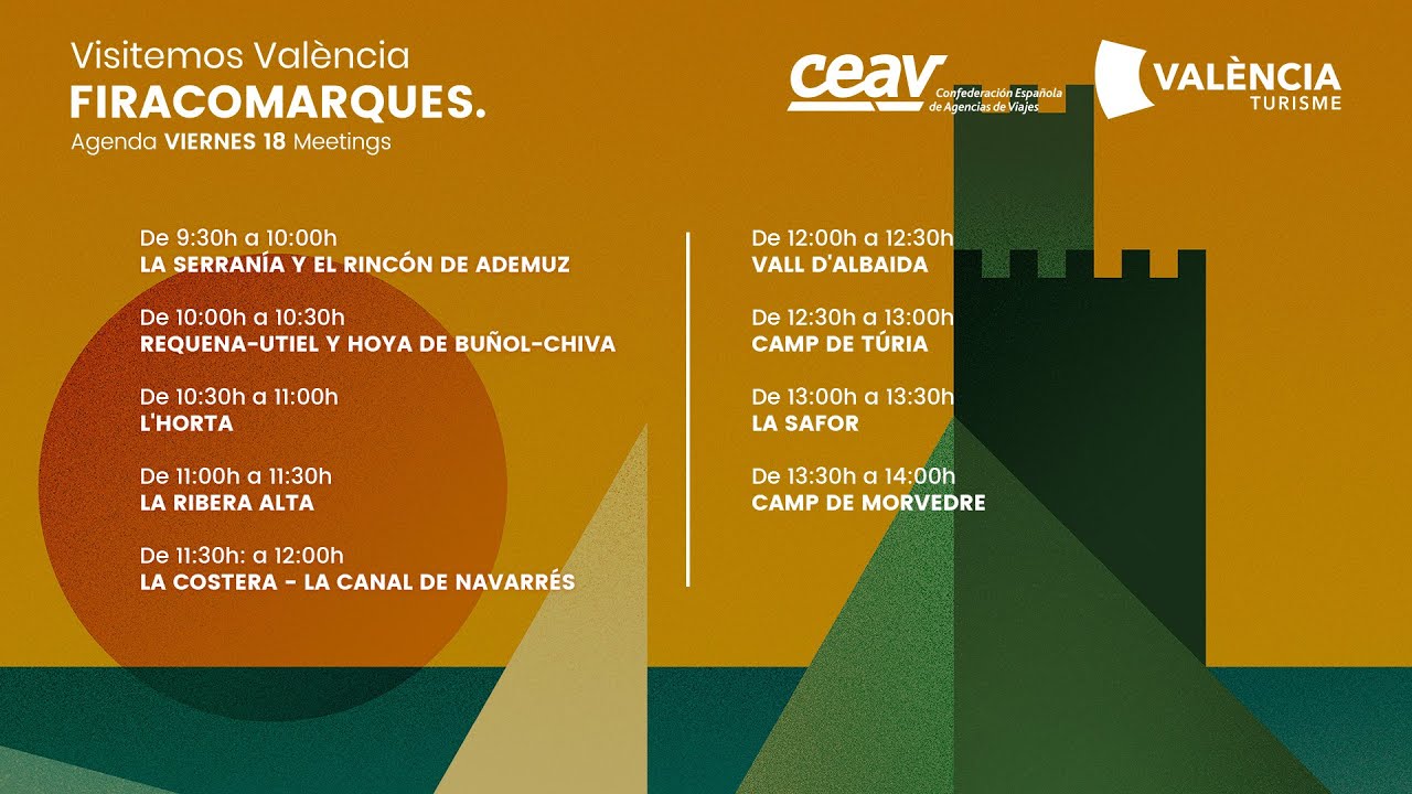FIRACOMARQUES Meetings (Viernes 18 Sep.)