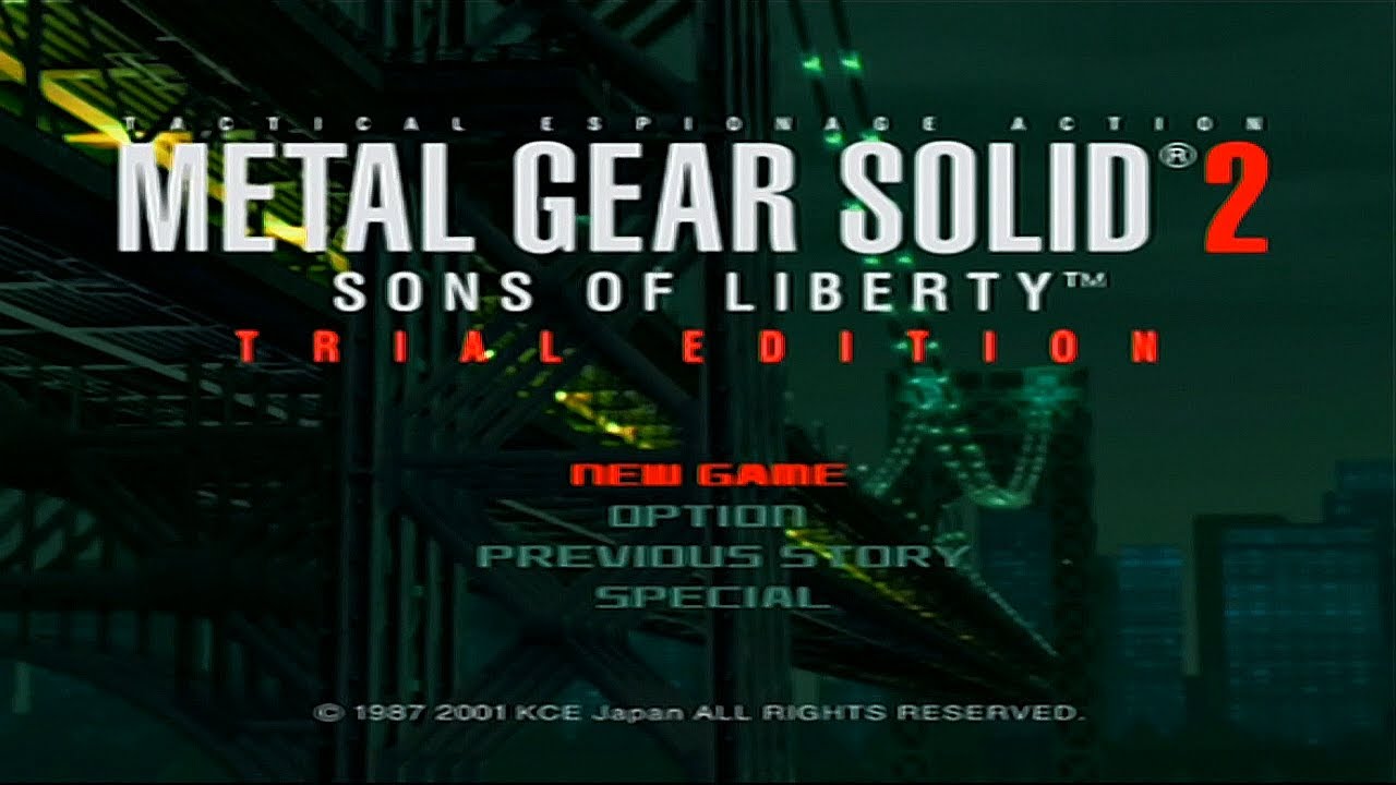 Metal Gear Solid 2: Trial Edition - PS2 FULL DEMO - [mClassic] - 4:3 Original Aspect Ratio