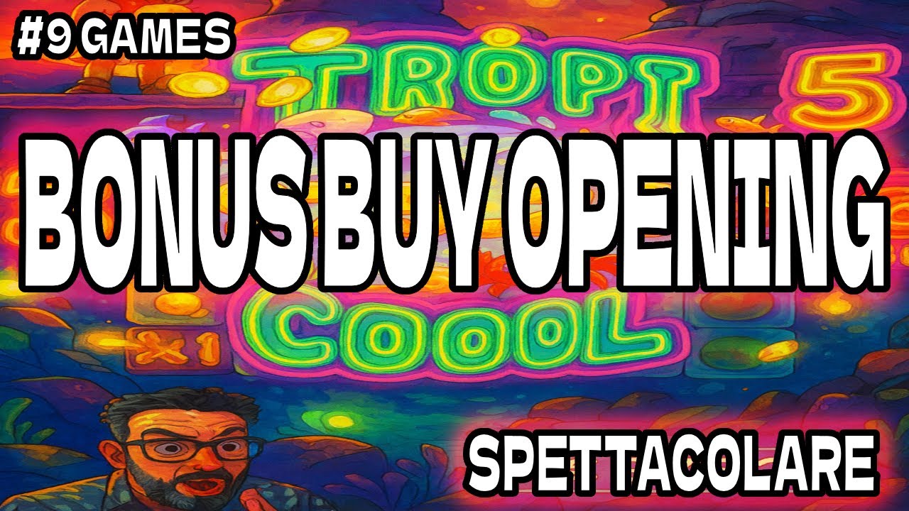 🟡🔴 BONUS BUY OPENING - #9 GAMES | 💸 SPETTACOLARE 💸 | CRAZY SLOT |