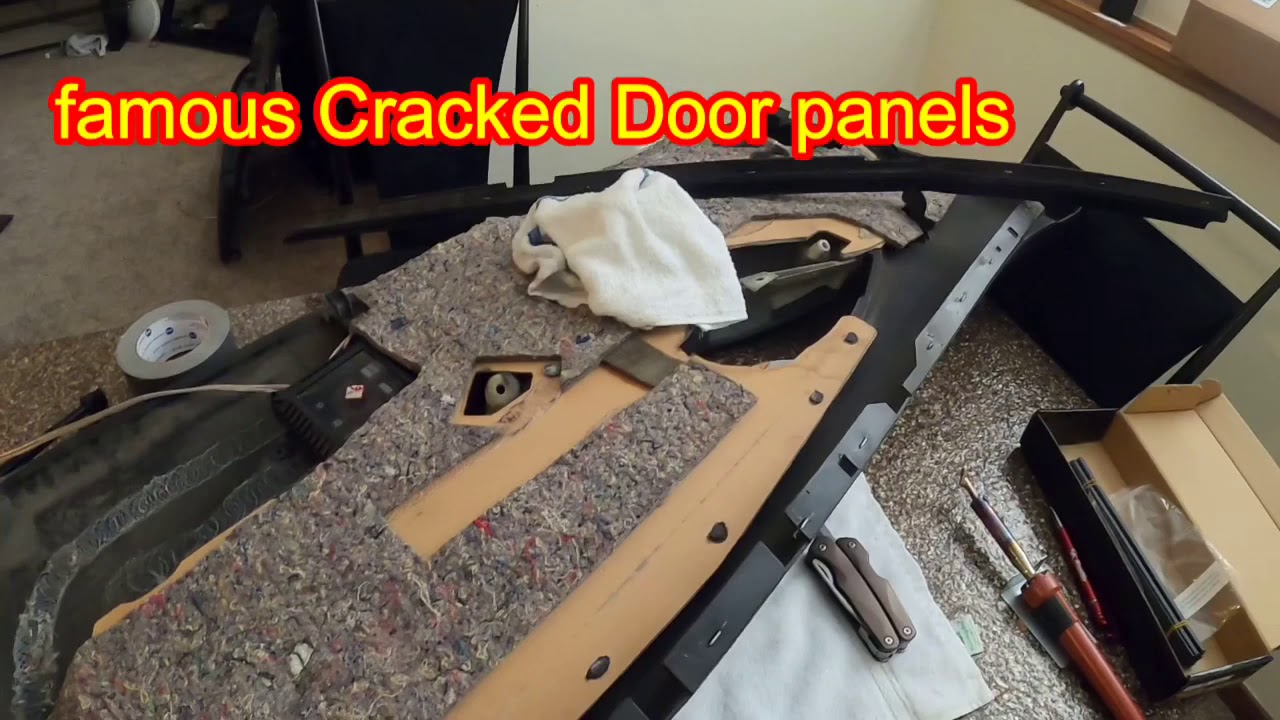 Fixing my cracked door panels on my Trans Am ws6