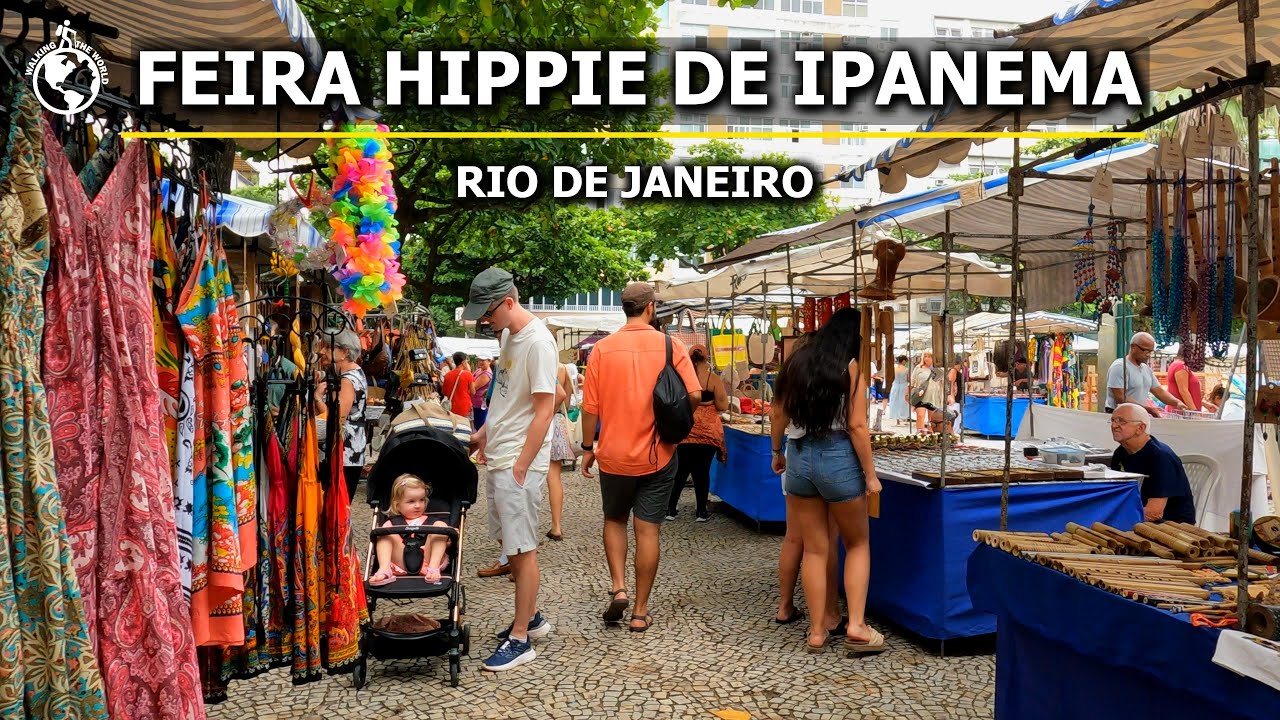 Explorando a Feira Hippie de Ipanema: Arte, Cultura e Cor no Rio de Janeiro