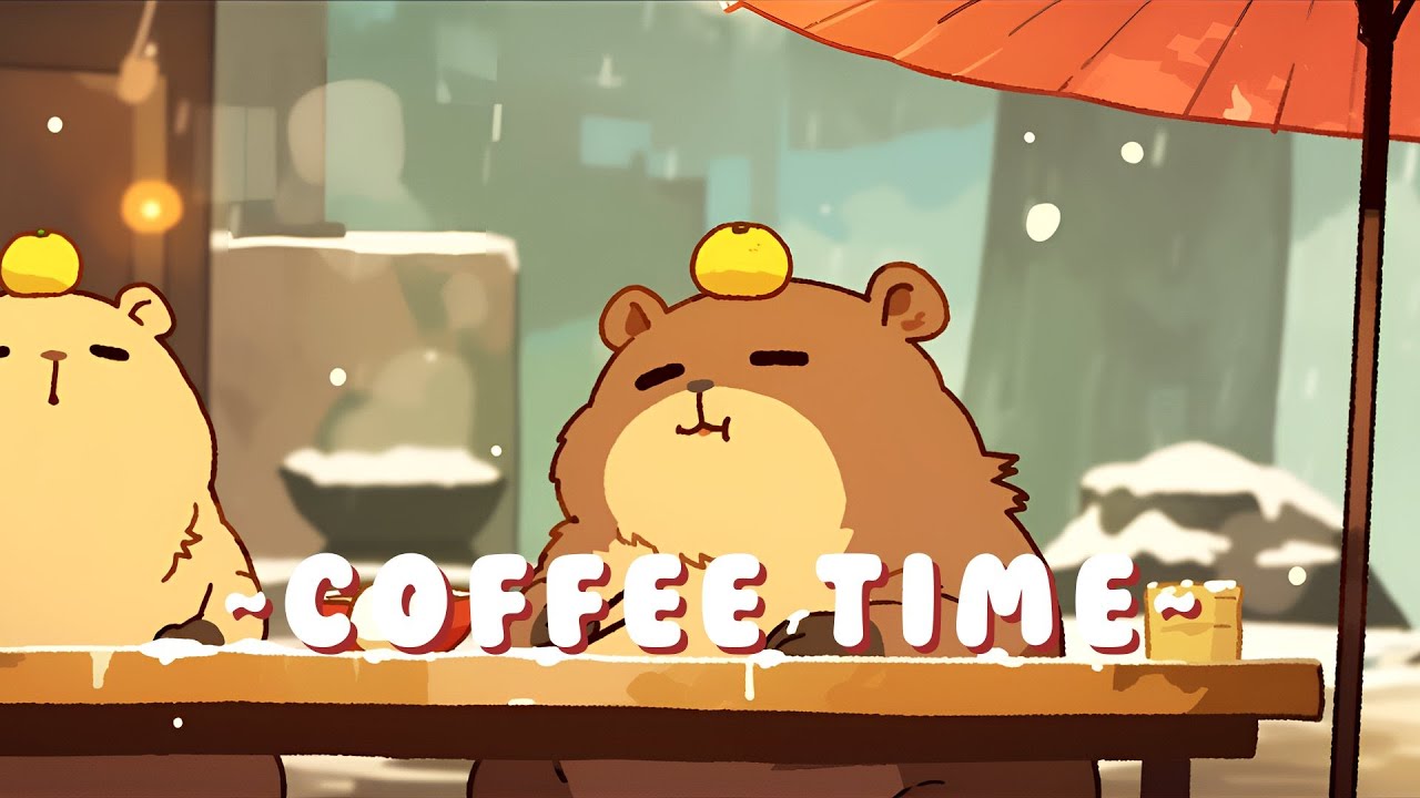 Capybara Chill Radio - Cozy Japanese Lofi Mix ~ Peaceful Flow ~ 🦫 🌙 📖 | Study Aid