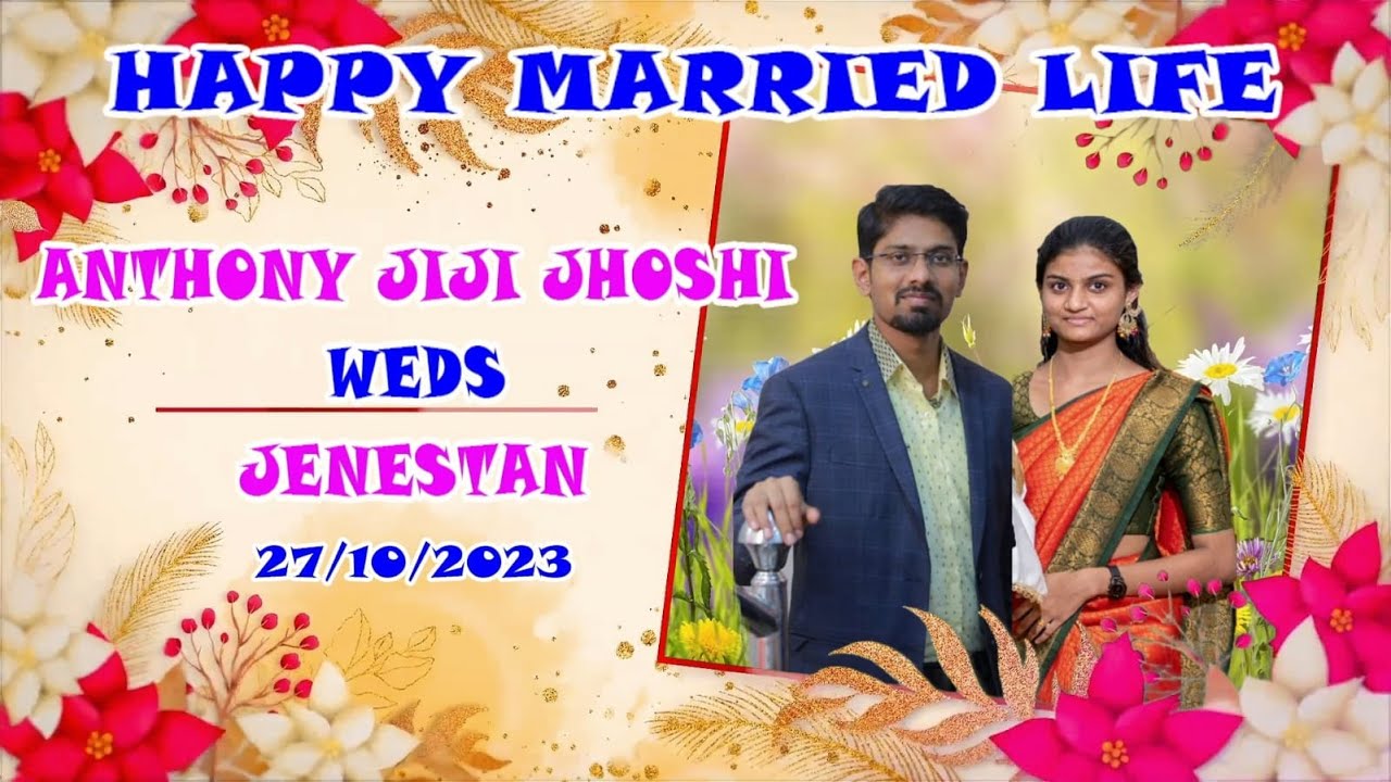 Antony Jiji Jhoshi -Jenestan  Marriage Mass T.Kallikulam 27.10.23 Vinmeen music
