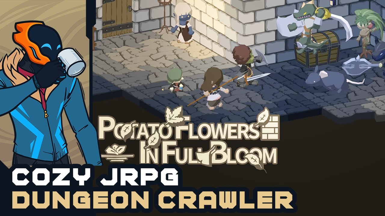Cozy JRPG Dungeon Crawler - Potato Flowers In Full Bloom