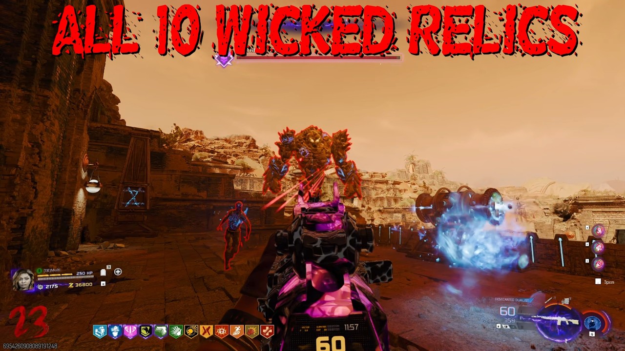 All 10 Wicked Relics Run Clear on Astra Malorum! | Aether Ruler 2.0 | BO7 Zombies