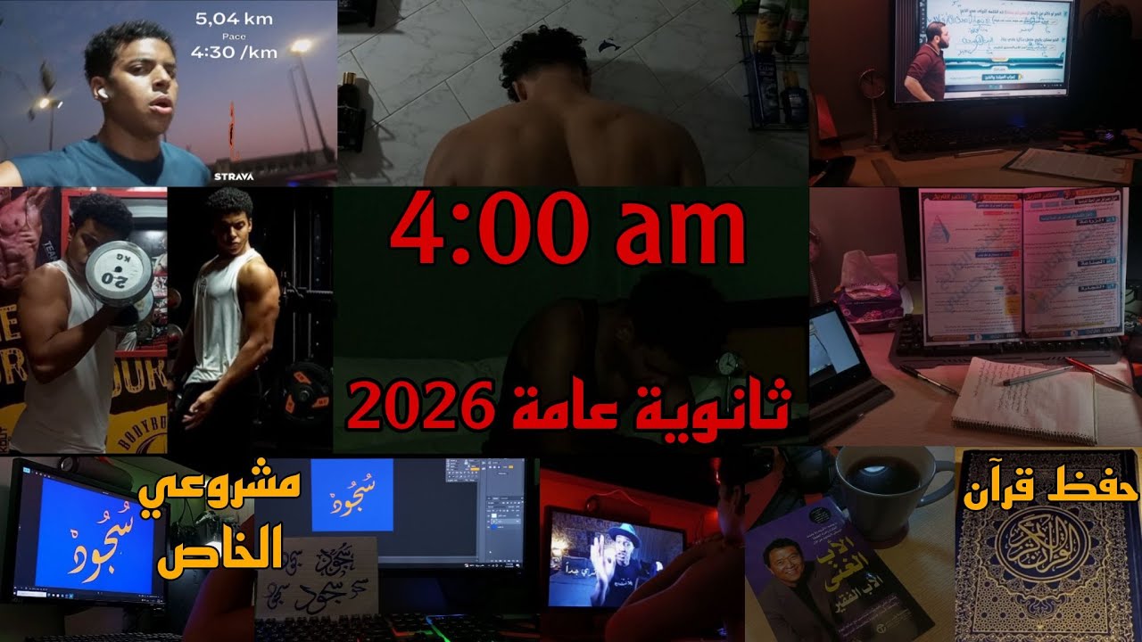 روتيني اليومي في ثانوية عامة | هقدر اجيب فوق 95%؟!