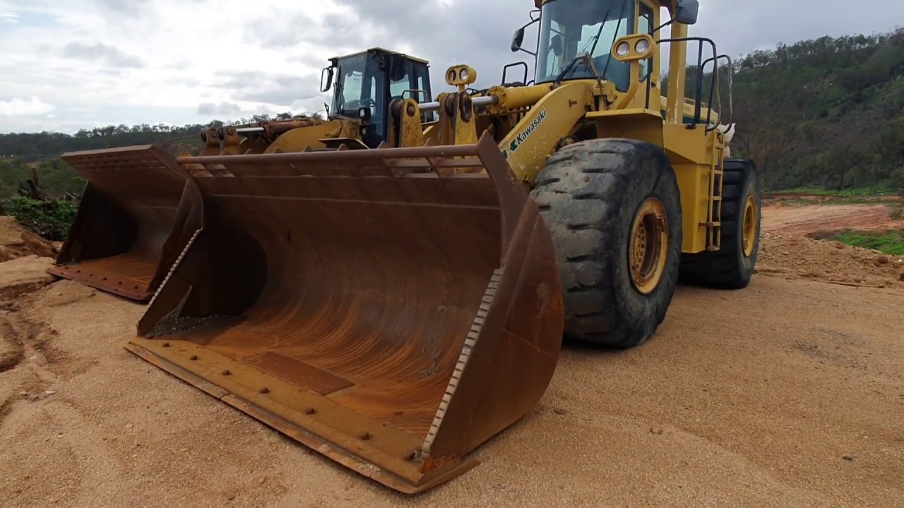WHEEL LOADER KAWASAKI 95Z ARTICULATED FRONT END LOADER