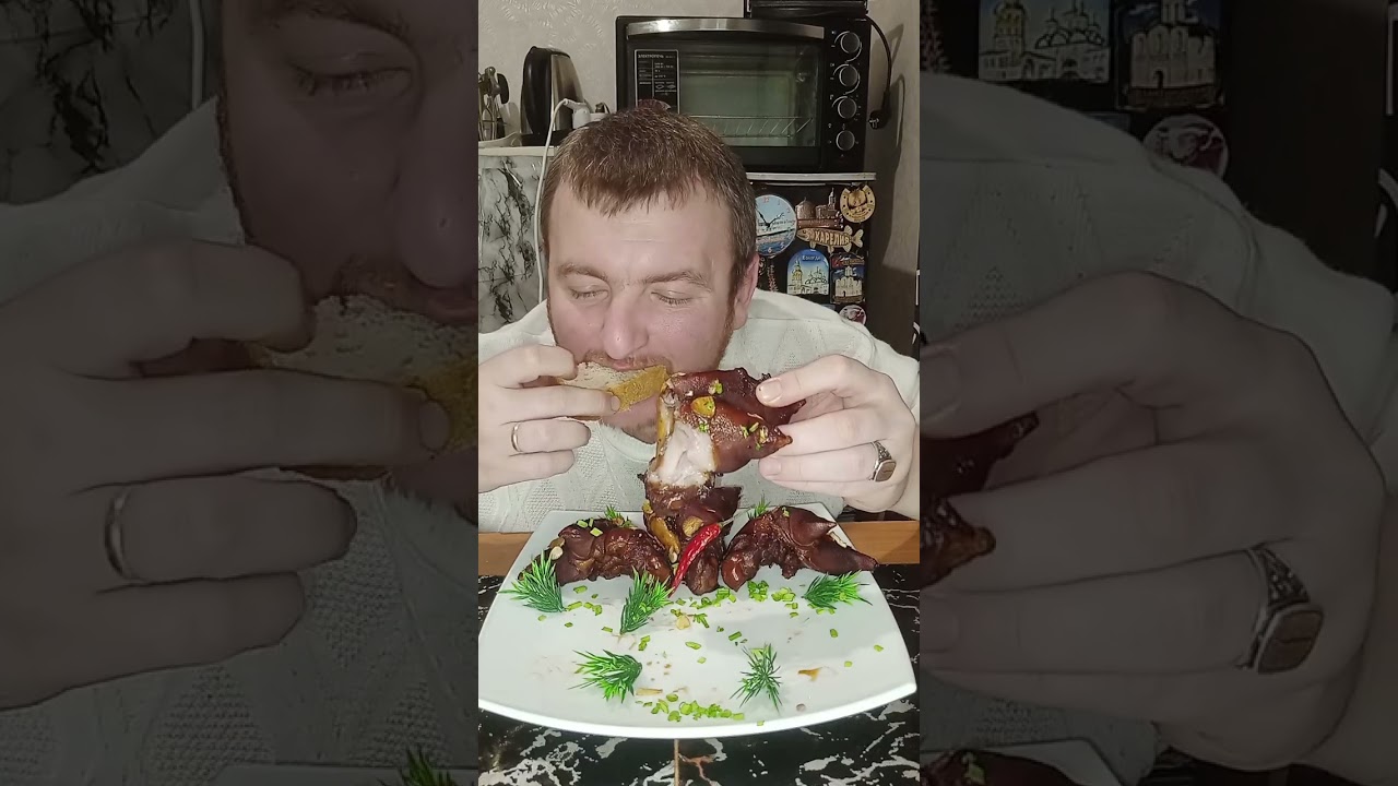 Мукбанг Свиные ножки/Вкуснейшие свиные ножки/Mukbang Обжор