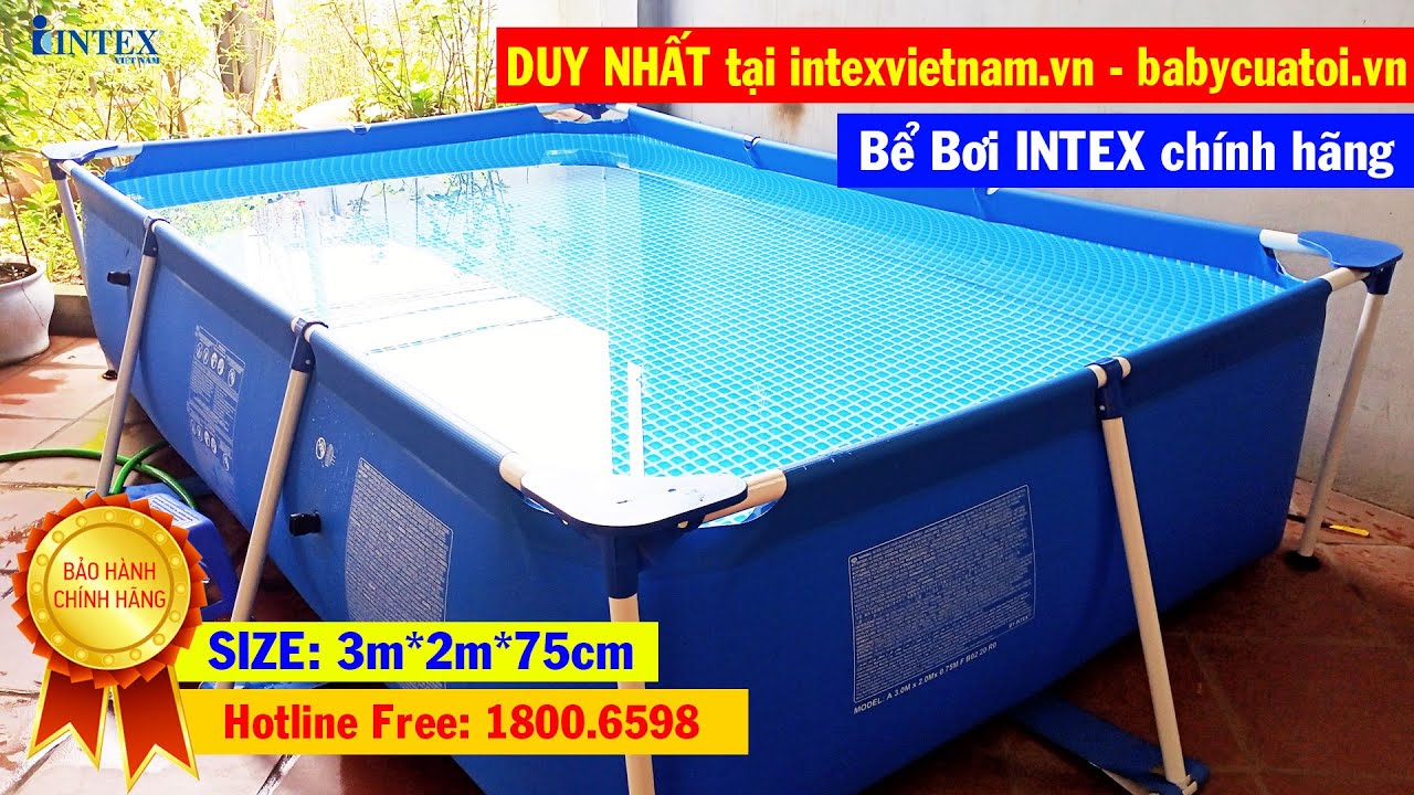 Bể bơi INTEX CH&Iacute;NH H&Atilde;NG DUY NHẤT tại intexvietnam.vn - babycuatoi.vn